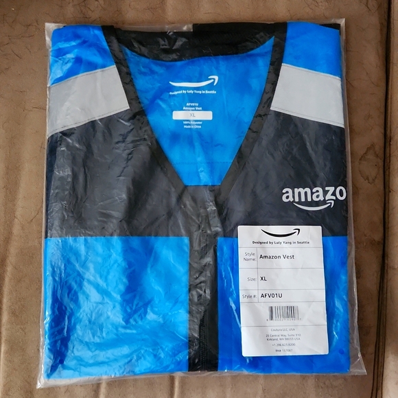 Amazon DSP/Flex High Vis Outer Vest Zip Up - Picture 4 of 4